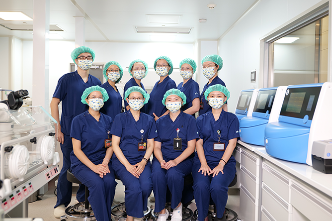 Specialized embryologists performing over 20,000 cycles